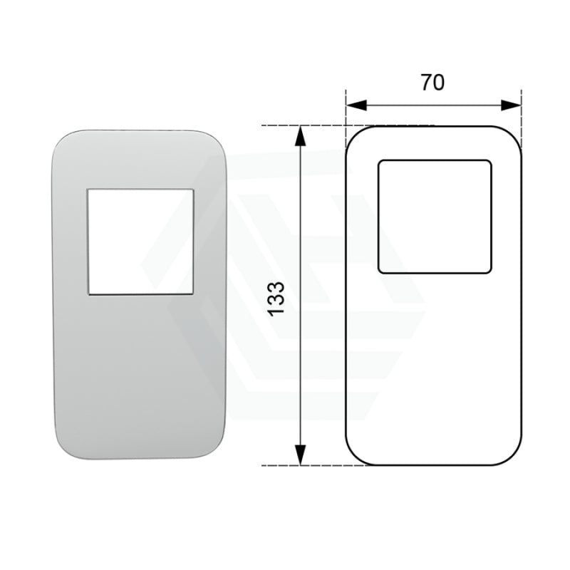 Chrome Solid Brass Mixer Cover Plate For Bathtub And Basin Cp002 Bathroom Products