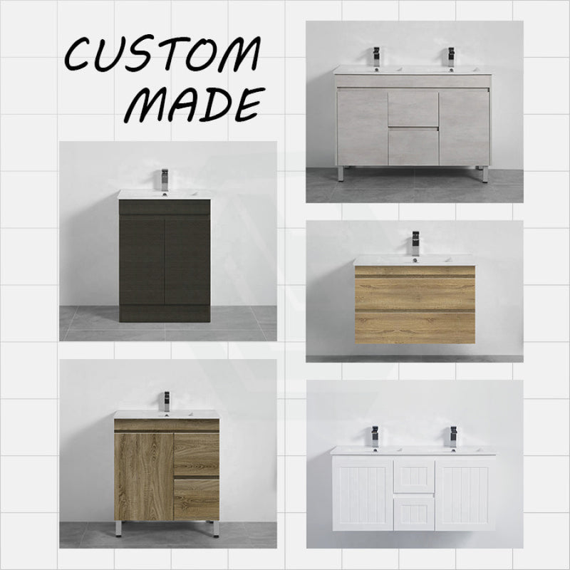 Custom Bathroom Vanity Doors Drawers Multi-Colour Cabinet Only Vanities