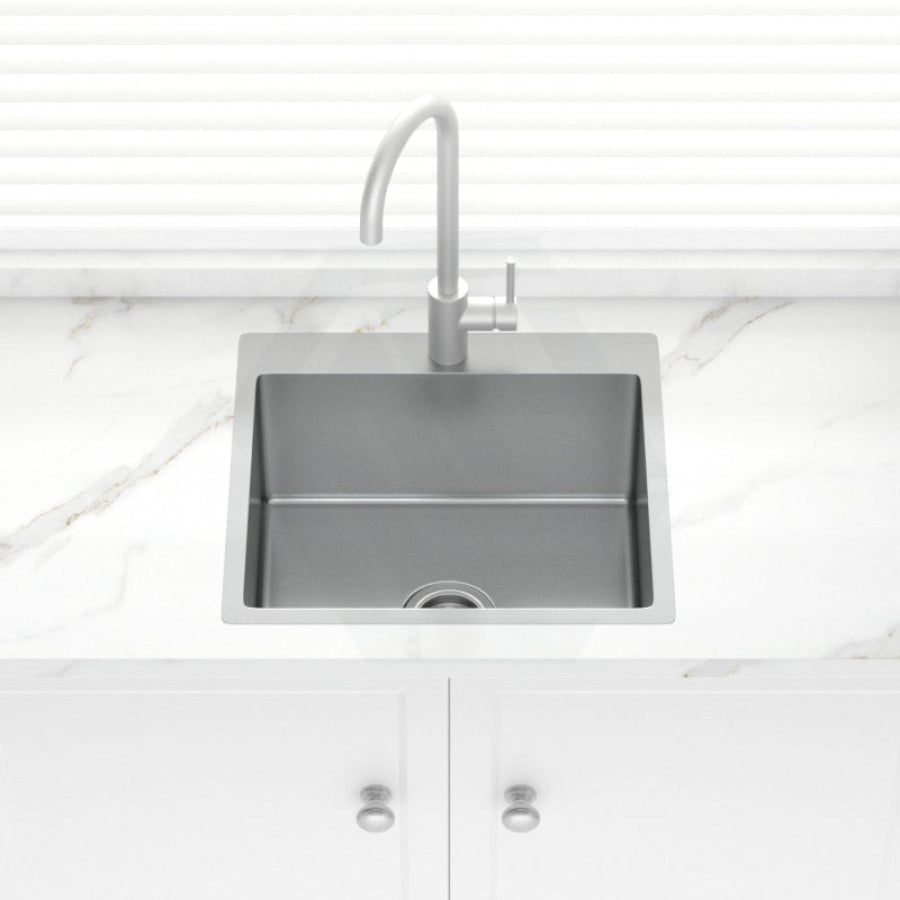 Eden 480X500X230Mm Handmade Single Bowl Kitchen/Laundry Sink Stainless Steel 304 Above/Undermount