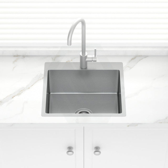 Eden 480X500X230Mm Handmade Single Bowl Kitchen/Laundry Sink Stainless Steel 304 Above/Undermount