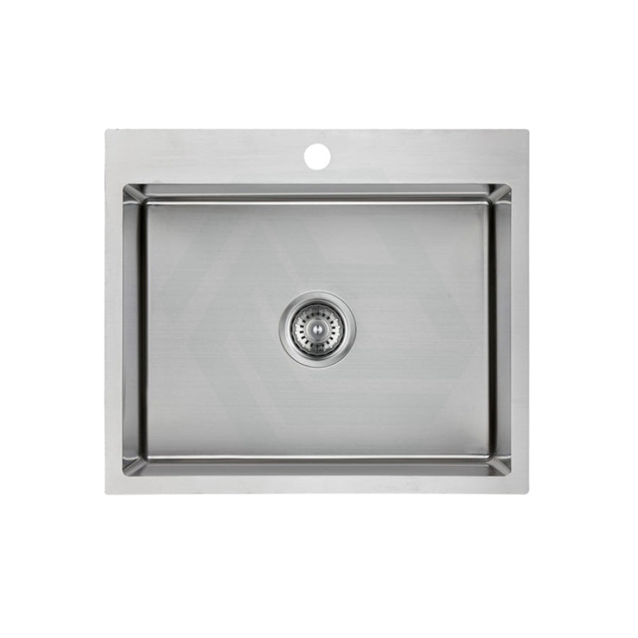 Eden 580X500X230Mm Single Bowl Kitchen/Laundry Abovemount Sink Stainless Steel 304 Kitchen Sinks