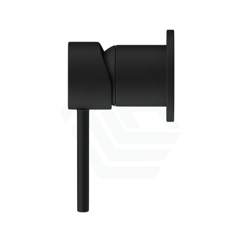 Euro 60Mm Matt Black Solid Brass Wall Mixer For Bathtub And Basin Bathroom Products