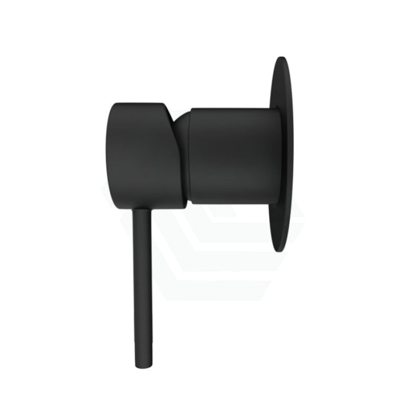 Euro 80Mm Matt Black Solid Brass Wall Mixer For Bathtub And Basin Bathroom Products