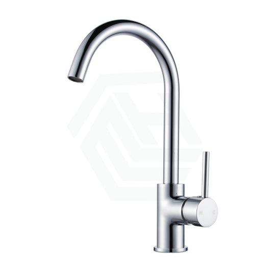 Brass Chrome Swivel Round Kitchen Mixer Tap