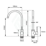 Euro Chrome Solid Brass Classic Round Mixer Tap With 360 Swivel For Kitchen Kitchen Products