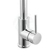 Euro Chrome Solid Brass Round Mixer Tap With 360 Swivel And Pull Out Multi Spray Option For Kitchen