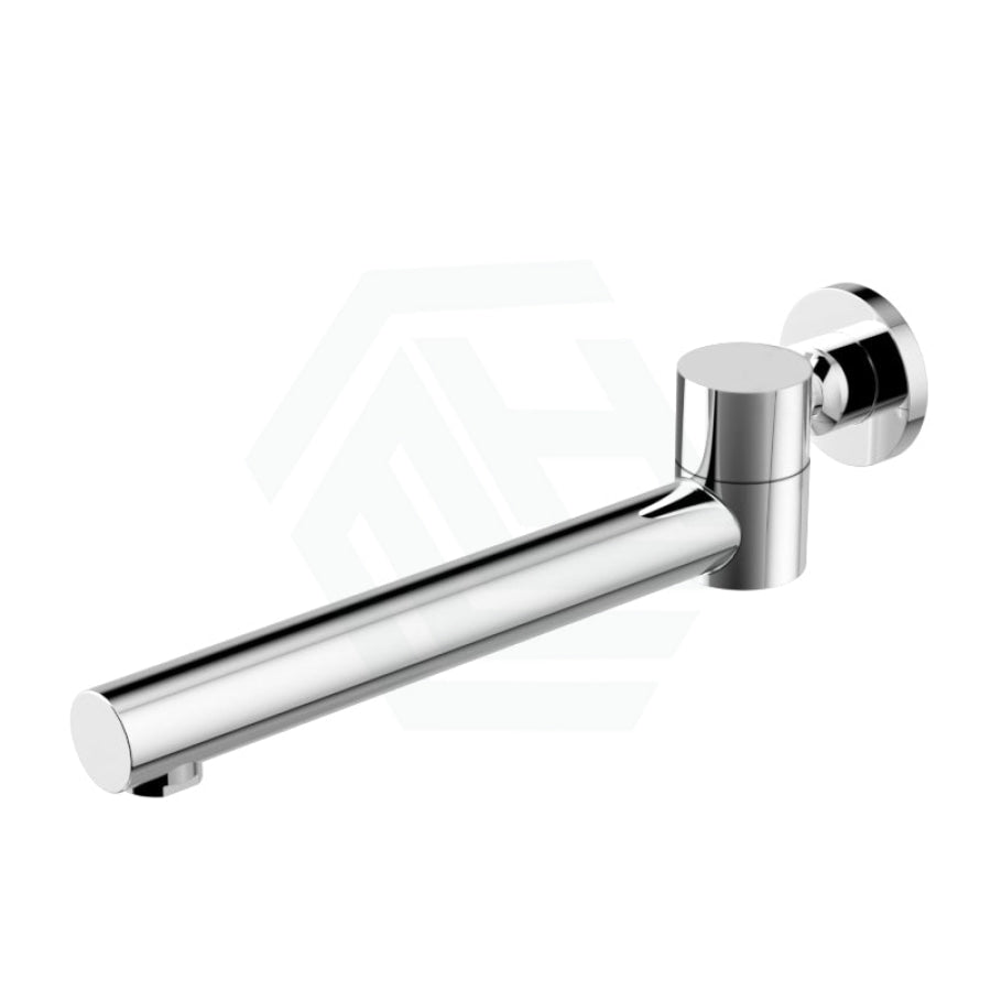 Euro Brass Swivel Wall Mounted Bath Spout Chrome