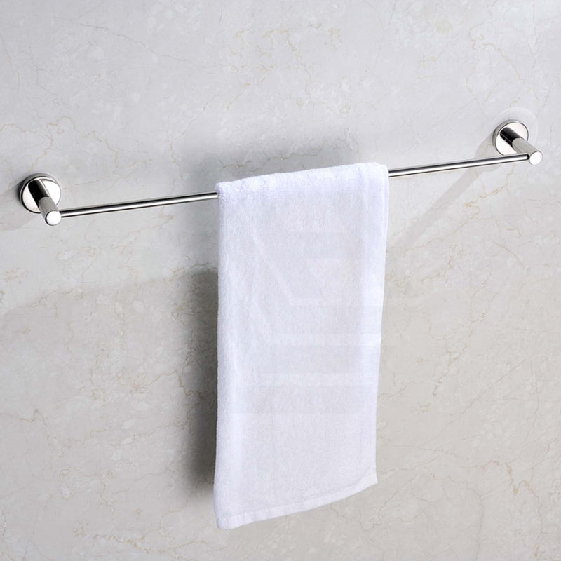 Euro Pin Lever 790Mm Round Chrome Single Towel Rack Rail Cut To Size Bathroom Products