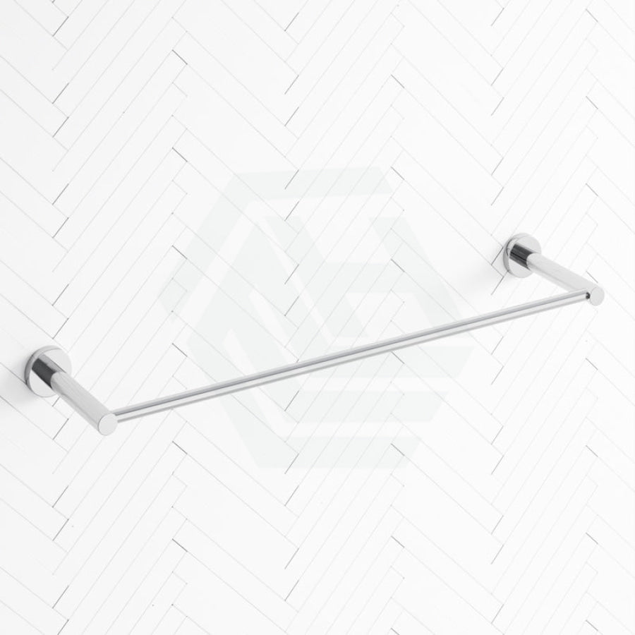 Euro Pin Lever 790Mm Round Chrome Single Towel Rack Rail Cut To Size Rails