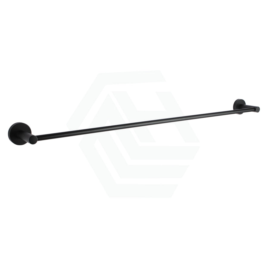 Euro Pin Lever 800Mm Round Black Single Towel Rack Rail Bathroom Products