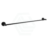 Euro Pin Lever 800Mm Round Black Single Towel Rack Rail Bathroom Products