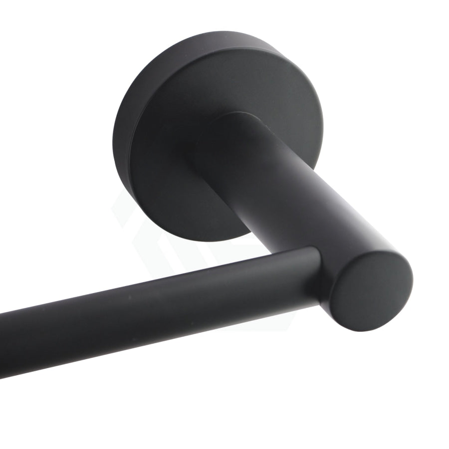 Euro Pin Lever 800Mm Round Black Single Towel Rack Rail Bathroom Products