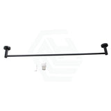 Euro Pin Lever 800Mm Round Black Single Towel Rack Rail Bathroom Products