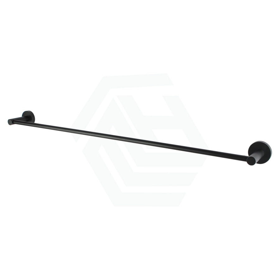 Euro Pin Lever 800Mm Round Black Single Towel Rack Rail Bathroom Products