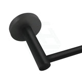 Euro Pin Lever Round Black Toilet Paper Roll Holder Stainless Steel Wall Mounted