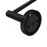 Euro Pin Lever Round Black Toilet Paper Roll Holder Stainless Steel Wall Mounted