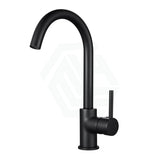 Brass Swivel Kitchen Mixer Tap Black