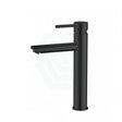 Euro Round Solid Brass Black Tall Basin Mixer Bathroom Vanity Tap Mixers