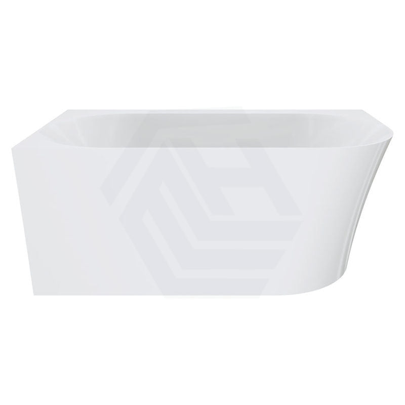 Fienza 1400mm Chloe Bathtub Left/Right Corner Acrylic Gloss White NO Overflow