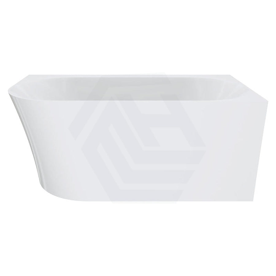 Fienza 1400mm Chloe Bathtub Left/Right Corner Acrylic Gloss White NO Overflow