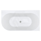 Fienza 1400mm Chloe Bathtub Left/Right Corner Acrylic Gloss White NO Overflow