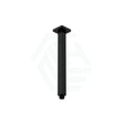 Fienza 450Mm Brass Square Matt Black Ceiling Shower Dropper Arms