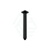 Fienza 450Mm Brass Square Matt Black Ceiling Shower Dropper Arms