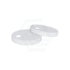 Fienza 50Mm Matt White Round Seat Hinge Covers For Standard Seats Toilet Accessories