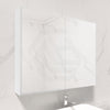 450/600/750/900/1200/1500Mm Wall Hung Mdf Shaving Cabinet White Bevel Mirror For Bathroom Cabinets