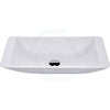 Fienza 600x345x105mm Classique Matt White Cast Stone Above Counter Basin