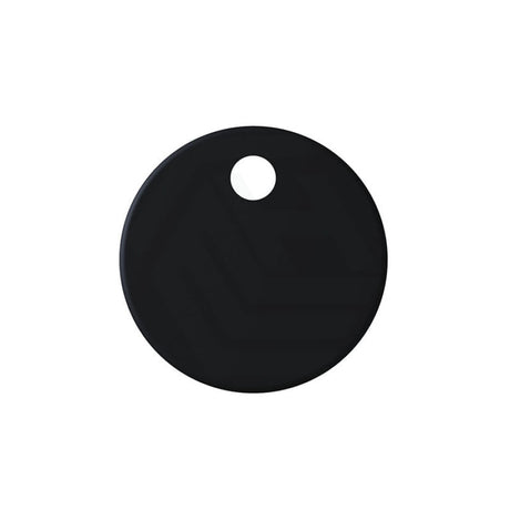 60mm Round Matt Black Seat Hinge Covers for Slim Seats