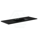 Fienza 750/900/1200Mm Dolce Matt Black Ceramic Bathroom Basin-Top Vanity Tops