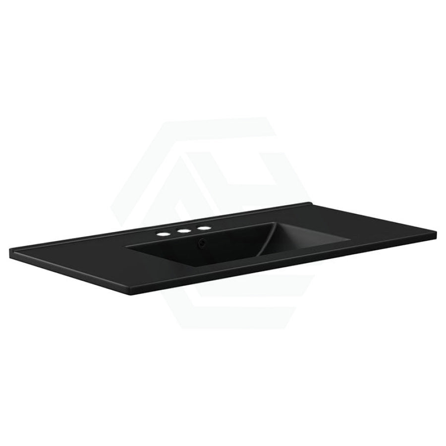 Fienza 750/900/1200Mm Dolce Matt Black Ceramic Bathroom Basin-Top Vanity Tops