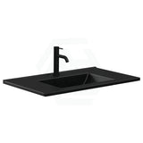 Fienza 750/900/1200mm Dolce Matt Black Ceramic Bathroom Basin-Top Vanity