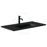 Fienza 750/900/1200mm Dolce Matt Black Ceramic Bathroom Basin-Top Vanity