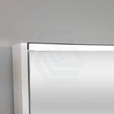 Fienza 750/900/1200Mm Led Pencil Edge Mirror Cabinet With Gloss White Side Panels Shaving Cabinets