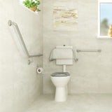 Fienza 800X370X1100Mm Stella Care Adjustable Link Toilet Suite Special Needs