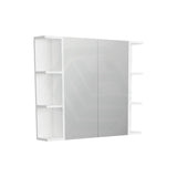 600/750/900/1200Mm Pencil Edge Gloss White Mdf Board Mirror Shaving Cabinet 2 Side Shelves Cabinets