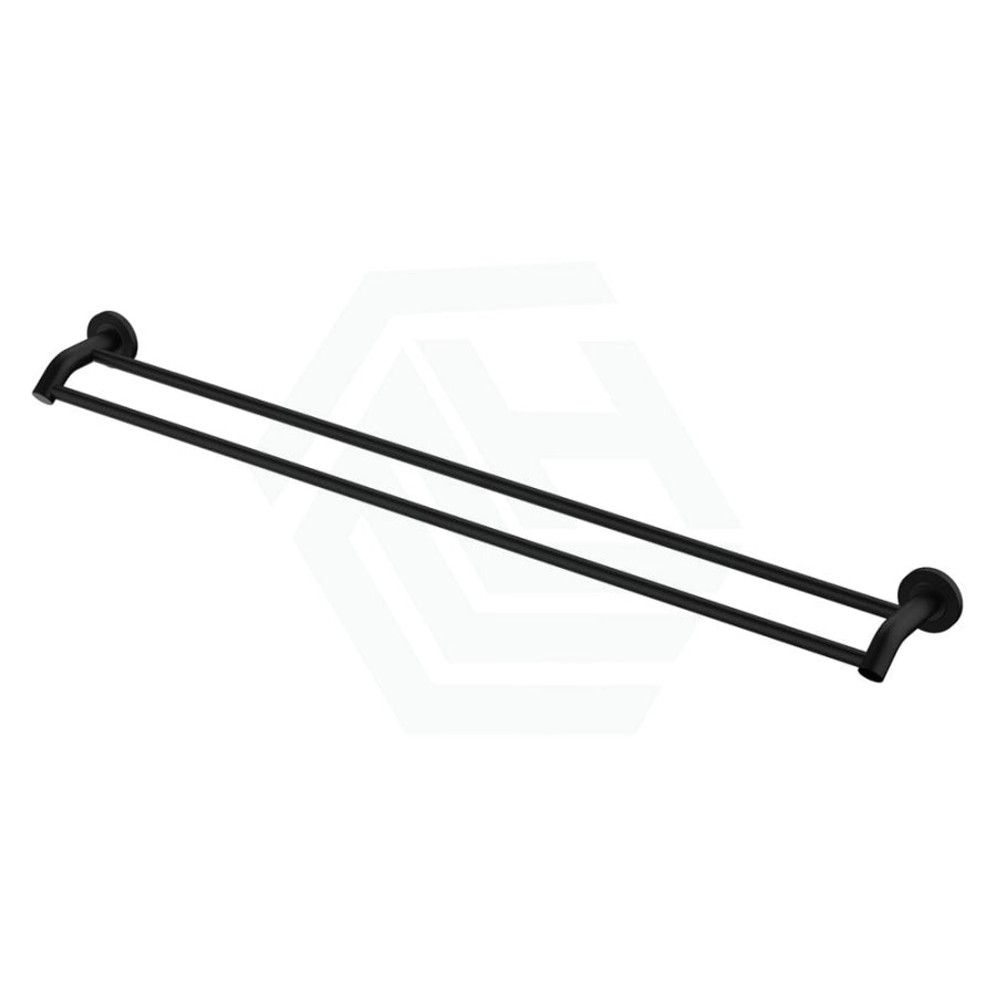 Fienza Axle 900mm Double Towel Rail, Matte Black