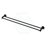 Fienza Axle 900mm Double Towel Rail, Matte Black