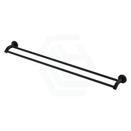 Fienza Axle 900mm Double Towel Rail, Matte Black