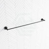 Fienza Axle 900Mm Single Towel Rail Matte Black Rails