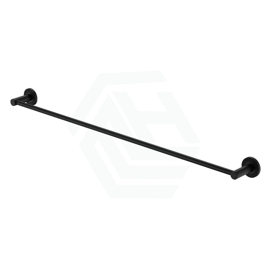 Fienza Axle 900Mm Single Towel Rail Matte Black Rails