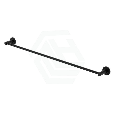 Fienza Axle 900Mm Single Towel Rail Matte Black Rails