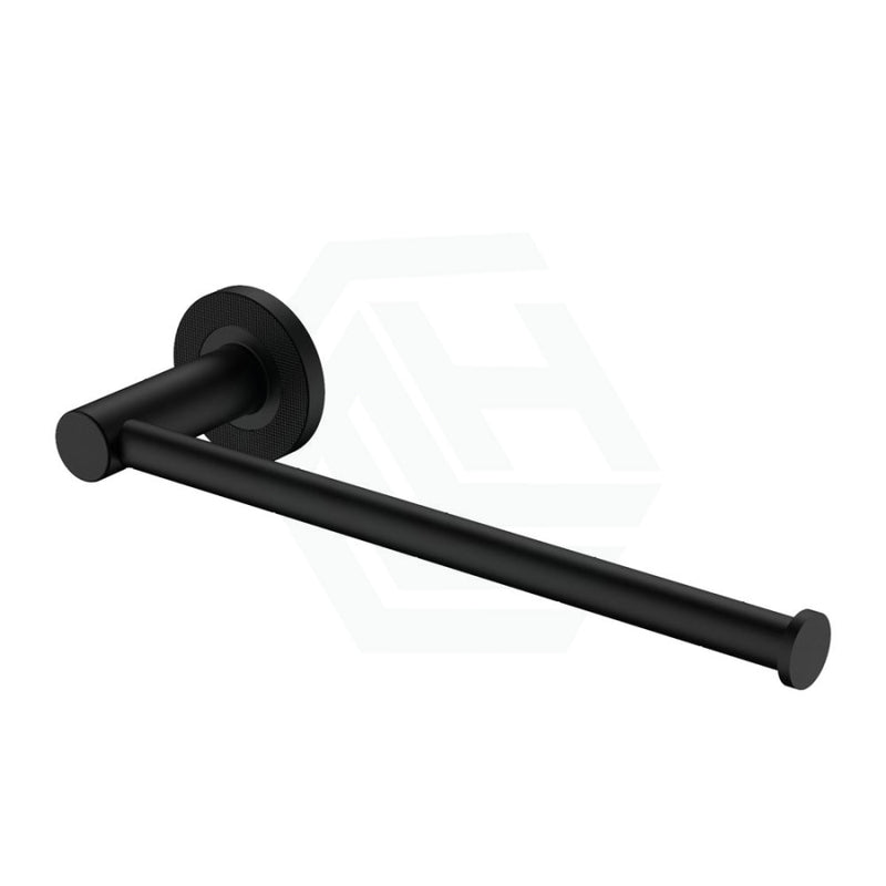 Fienza Axle Hand Towel Rail/Roll Holder Matte Black Holders