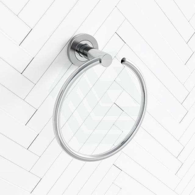 Fienza Axle Hand Towel Ring Chrome Holders