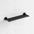 Fienza Axle Shower Shelf Matte Black Back To Wall Bathroom Shelves