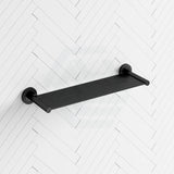 Fienza Axle Shower Shelf Matte Black Back To Wall Bathroom Shelves