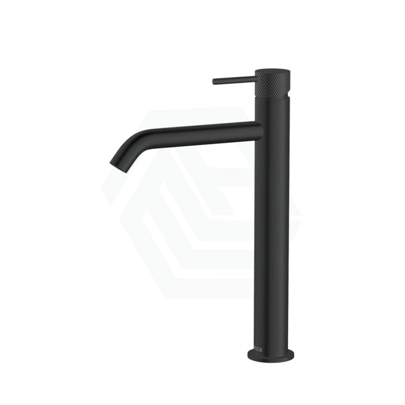 Fienza Axle Tall Basin Mixer Matt Black Solid Brass Blacktall Mixers