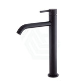 Fienza Axle Tall Basin Mixer Matt Black Solid Brass Blacktall Mixers